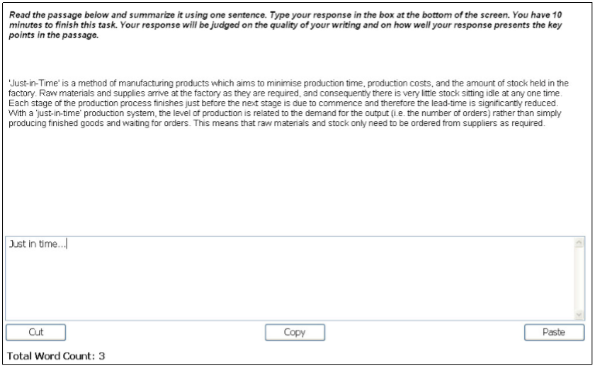 Summarize Written Text Pte Study Guide